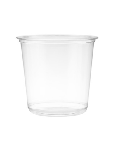 Pièce pot transparent 720ml par 10pcs