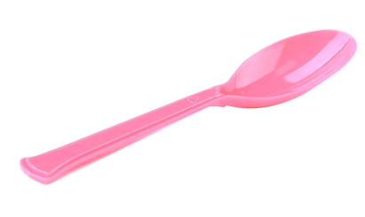 Paquet cuillère à glace rose - 100pcs