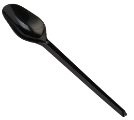 Paquet de cuillère noir mm - 50pcs