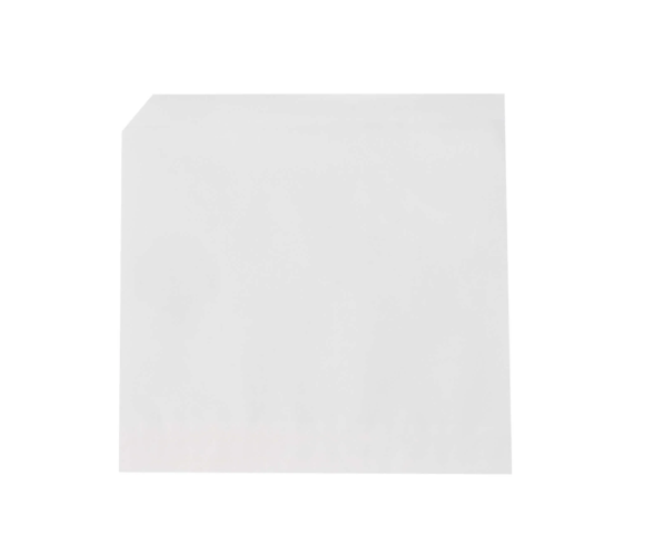 Lot emballage crêpe blanc ouvert sur le coté par 100pcs