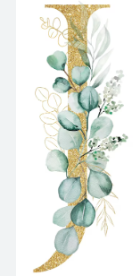 Pièce lettre dorée J