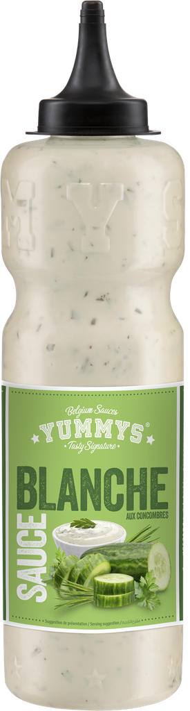 Pièce tube à sauce Blanche - 950ml