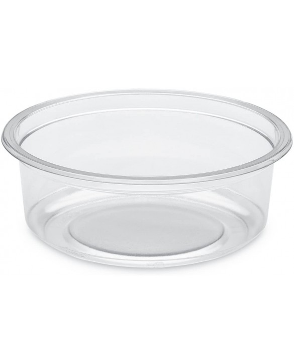 Lot de pot plastique transp 250ml par 10pcs