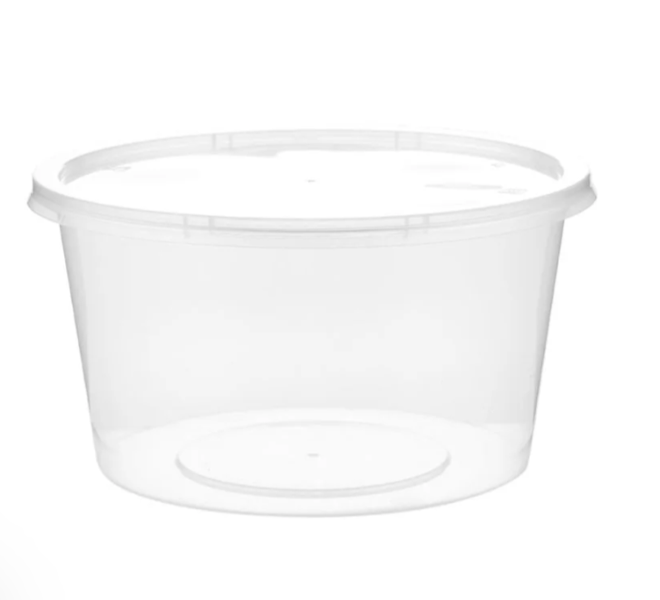 Lot pot transparent 450ml - 10pcs