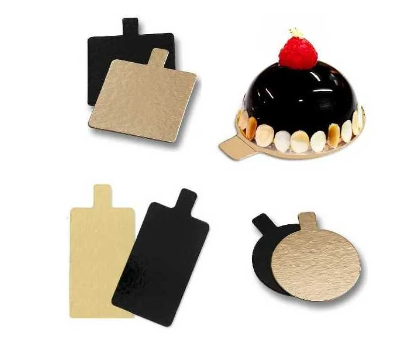 Pièce semelle à gâteau individuel : rectangle