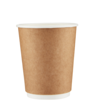 Paquet gobelet à café 8oz kraft - 25pcs