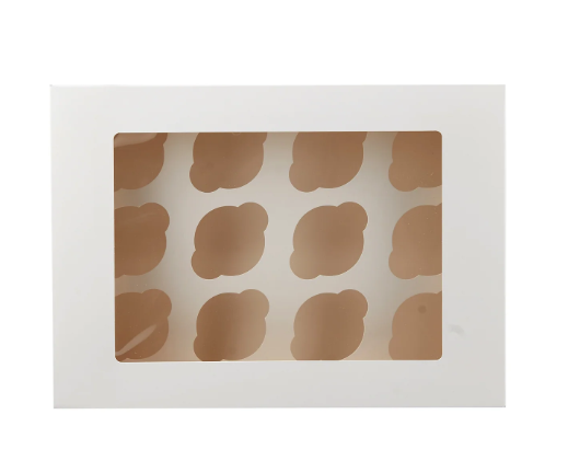Pièce boite cup cake 12pcs avec fenêtre