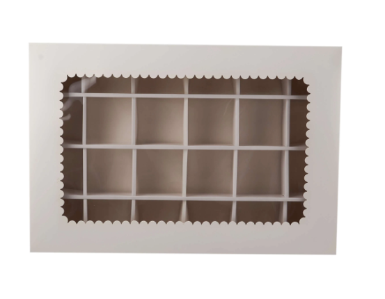 Pièce boite à gâteau 12pcs avec fenêtre