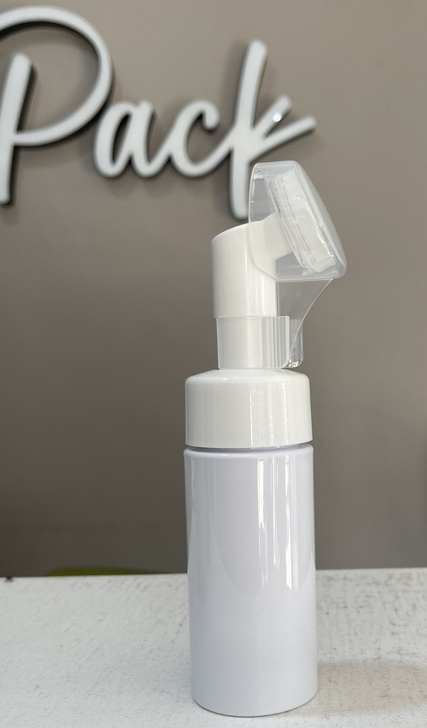 Bouteille moussante pour le visage blanche 120ml par 10pcs