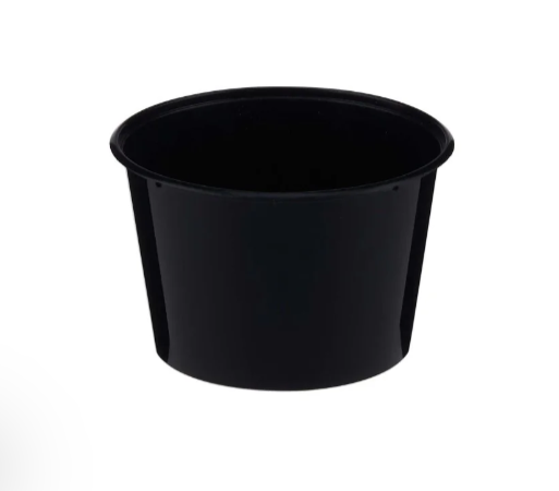 Pièce pot noir 525ml par 10pcs