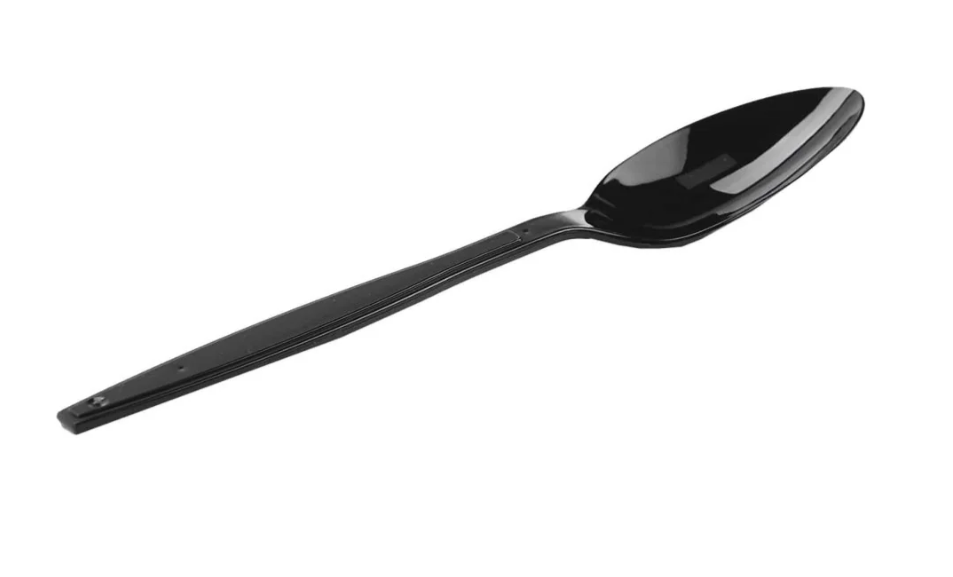 Paquet de cuillère noire 50pcs