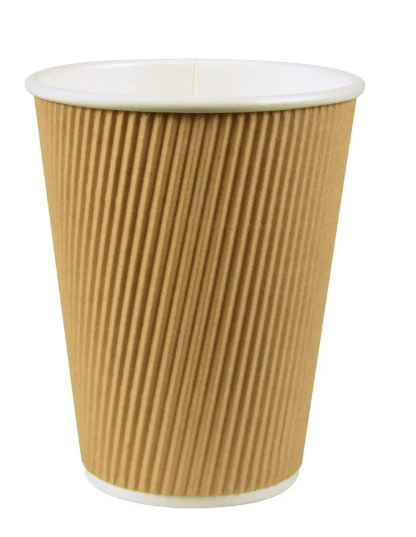 Paquet gobelet à café kraft 16oz - 25pcs avec couv