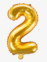 Pièce ballon chiffre n°2