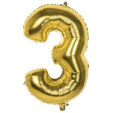 Pièce ballon chiffre n°3