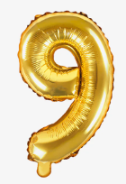 Pièce ballon chiffre n°9