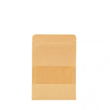 [HSMKZLB914] Lot sachet zip kraft 50g - 10pcs / 9x14cm