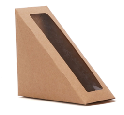 [KSWL] Pièce emballage sandwich avec fenêtre 12.5*6.5*12cm