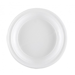 [PARPP9D] Paquet assiette plastique blanche - 25PCS