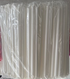 [STRAW12WCTC] Paquet de pailles blanche 12mm protégée 125Ppcs