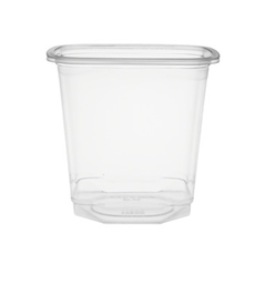 [DCS24PETHP] Pièce pot transparent carré 720ml par 10pcs