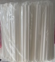 [STRAW7WC] Paquet de paille plastique transp protégée 7mm -250pcs