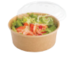 [8410999005993] Boite salade ronde en kraft 500ml avec couv/10pcs